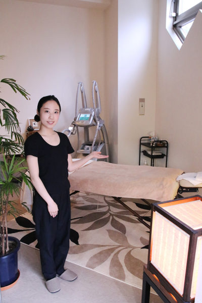 店内にエステサロンがオープン。きもの姿をトータルで美しく