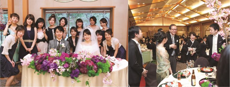 披露宴中は緊張していたという和紗さんだが、温かくユニークなおもてなしは大成功。「みんな本当に楽しんでくれたみたいで、大満足です！」と笑顔で話してくれた。一日一組限定の会場で、新郎新婦が思う存分ゲストをもてなした、他にはない結婚式となった。
