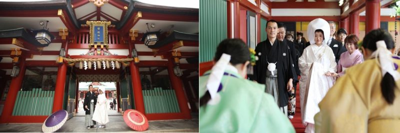 江戸の総鎮守で挙式&アイアンシェフのフランス料理