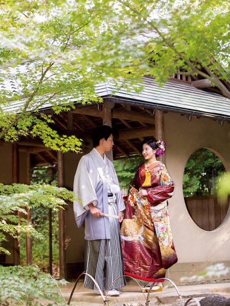 白鳥庭園 The Shugen 新郎新婦 の写真 日本の結婚式