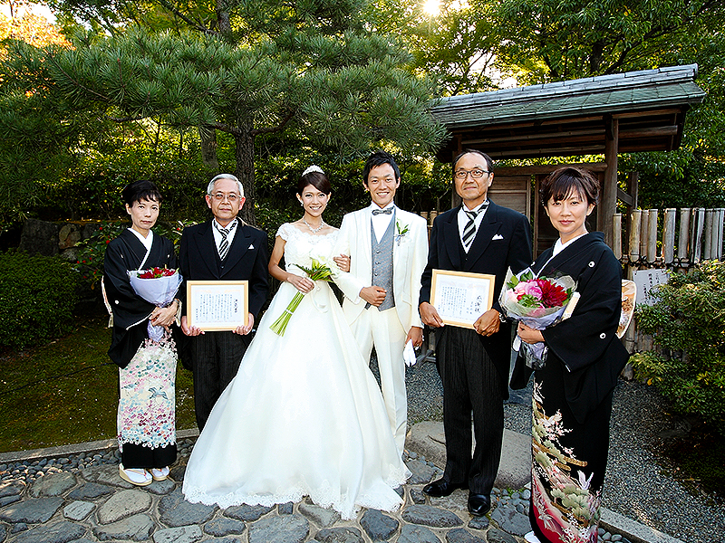 白鳥庭園 The Shugen 送賓 の写真 日本の結婚式