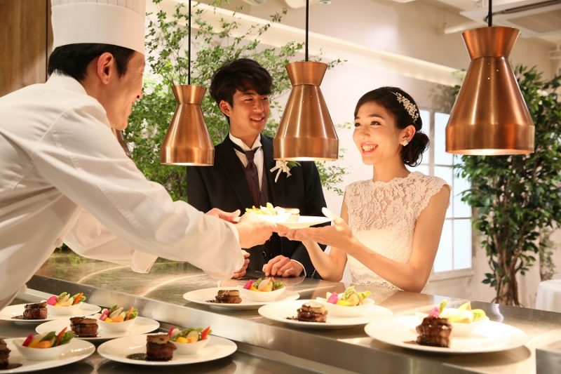 大國魂神社 結婚式場 会場 オープンキッチン の写真 日本の結婚式