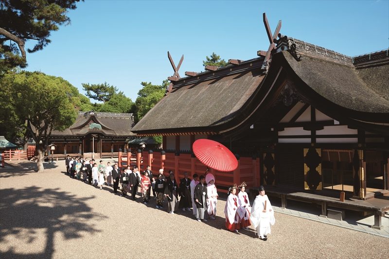 コンシェルジュおすすめ和婚会場1/花嫁行列が素敵な「住吉大社」