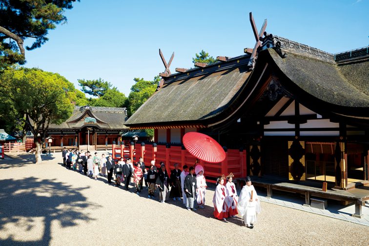 【住吉大社でご縁を結ぶ正統派結婚式】挙式・披露宴プラン