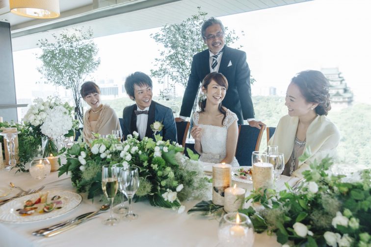 ホテルナゴヤキャッスル クラウンお食事会ウエディングプラン 日本の結婚式