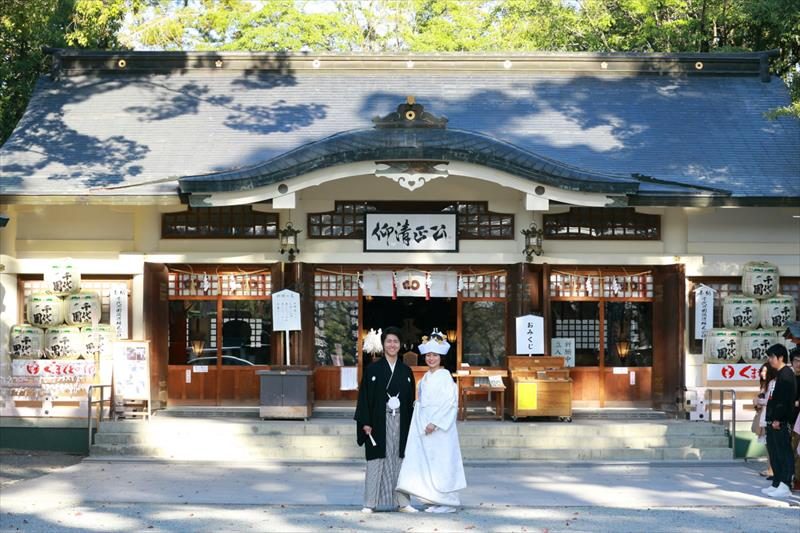 熊本市内の結婚式ができる神社