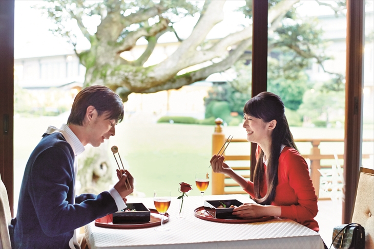 見どころポイント2 婚礼料理試食