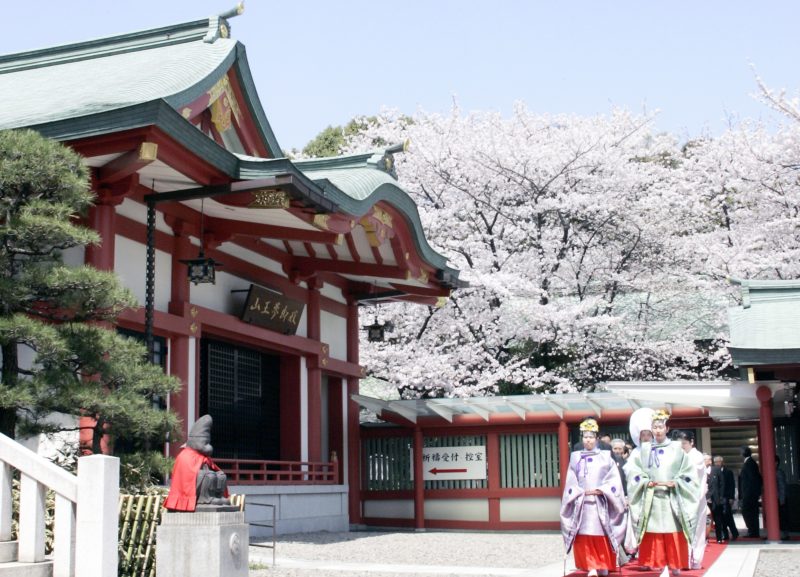 江戸城の鎮守、「山王祭」で有名な日枝神社