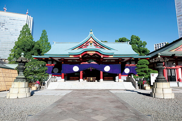 提携する日枝神社での挙式も可能