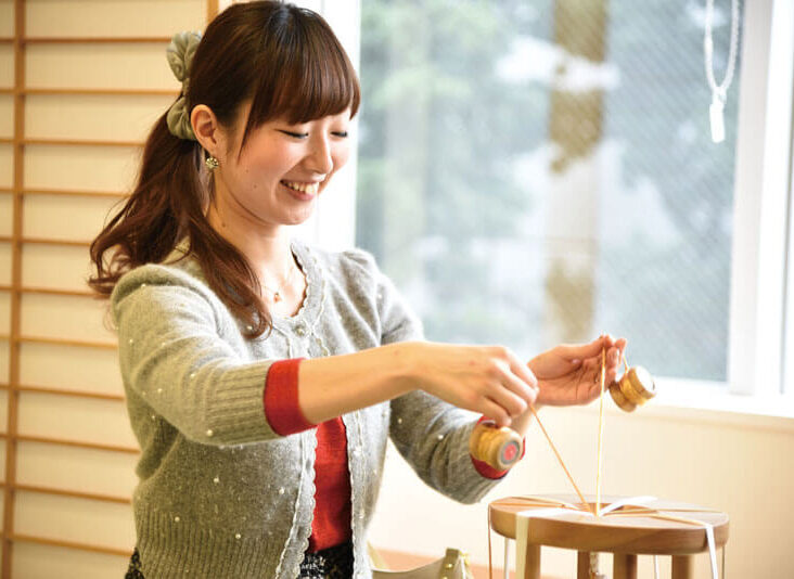 和装小物を手作りで「くみひも体験レッスン」
