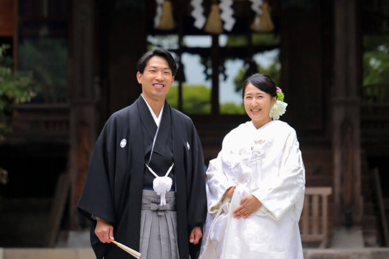 ふたりの思い出の地・小田原の由緒ある報徳二宮神社で結婚式