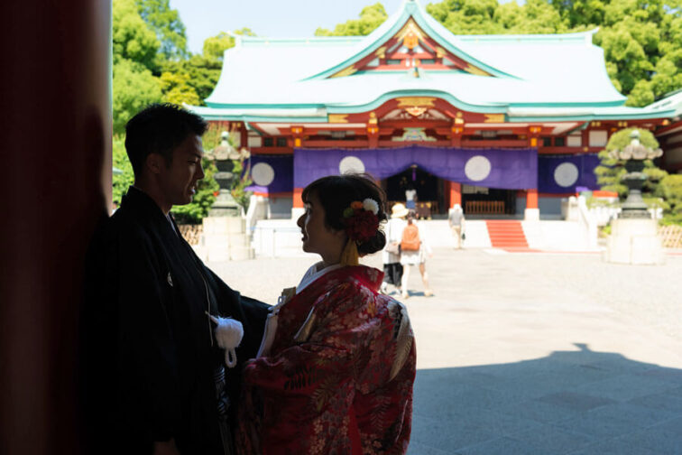 【日枝神社特別プラン】格式高く華やかな本格神前式で夫婦の絆を誓う