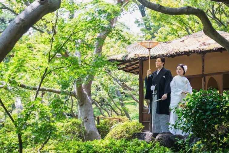 【八芳園挙式の方限定】 ロケーションフォトプラン【和装Style／洋装Style】