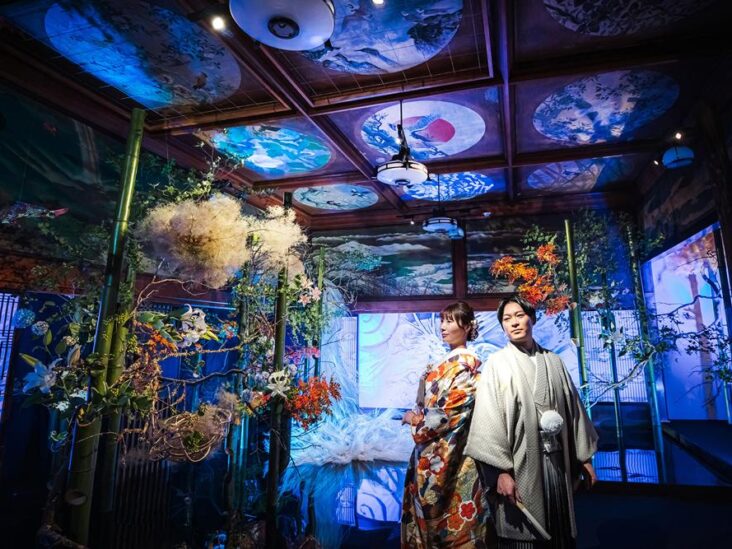 【ホテル雅叙園東京】東京都指定有形文化財「百段階段」の特別企画とのコラボレーション「和のあかり×フォトウエディング」
