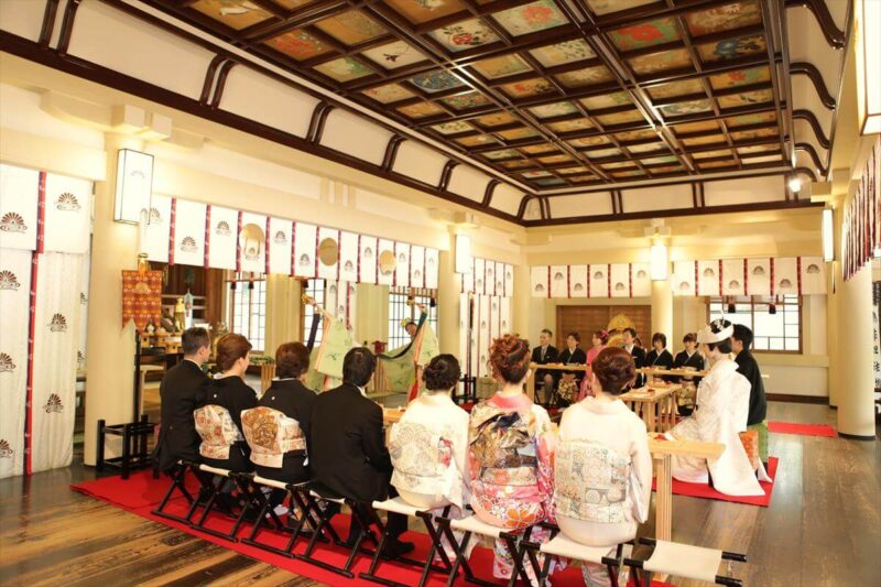 湊川神社 楠公会館　巫女舞（浦安）