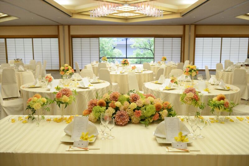 湊川神社 楠公会館 披露宴会場