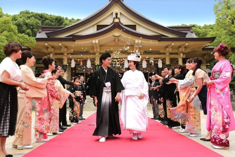 湊川神社 楠公会館 五色の祝福