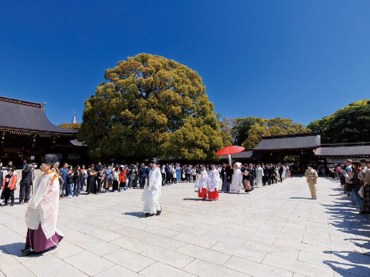 母と眺めた美しい「参道」を時を超えて叶えた感慨深い神前挙式