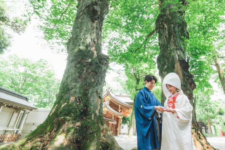 ＼新緑の季節に／和装１点　境内ロケフォトプラン