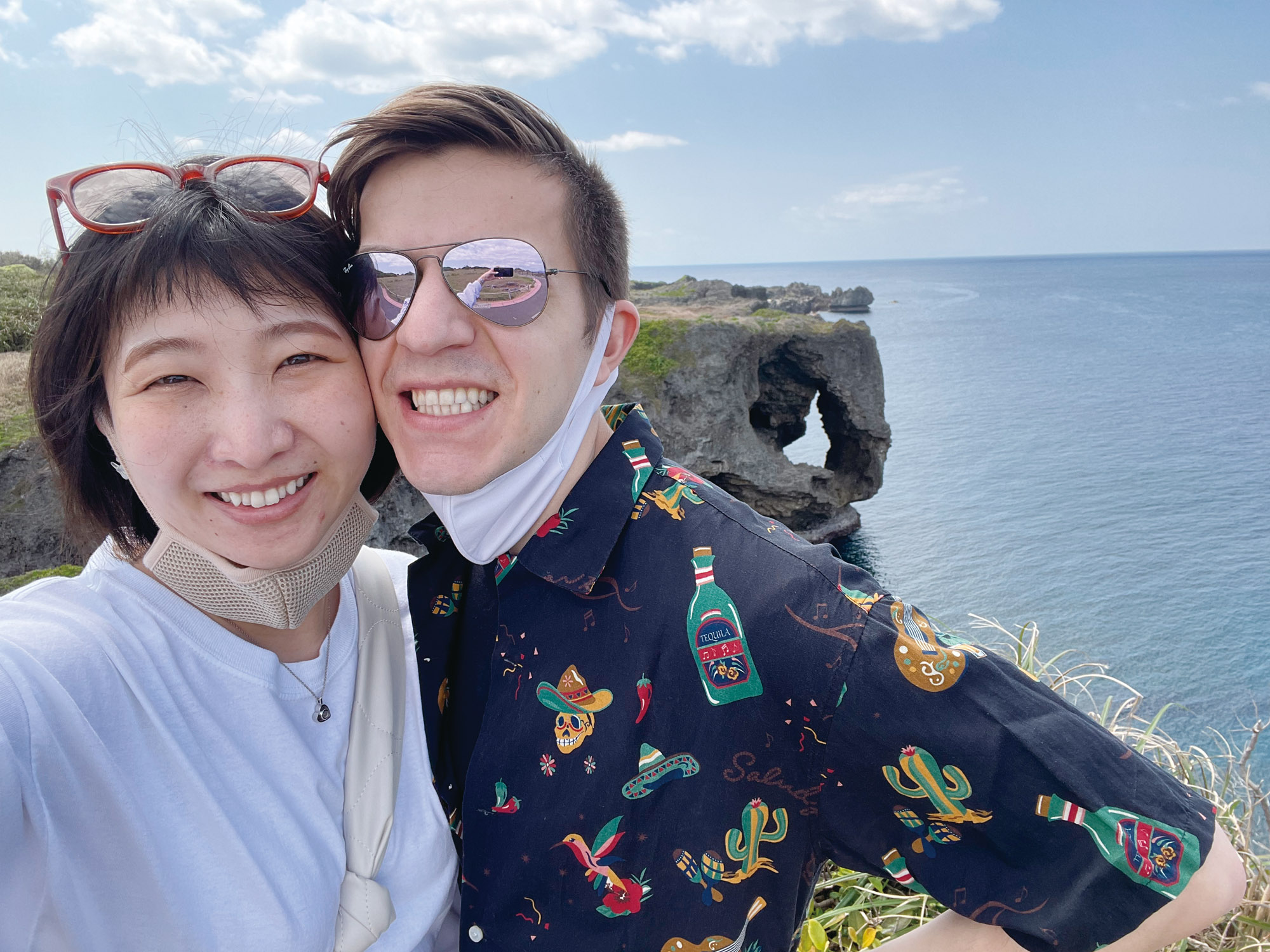 アレックスさん × 莉加子さん／地元や日本各地でデート