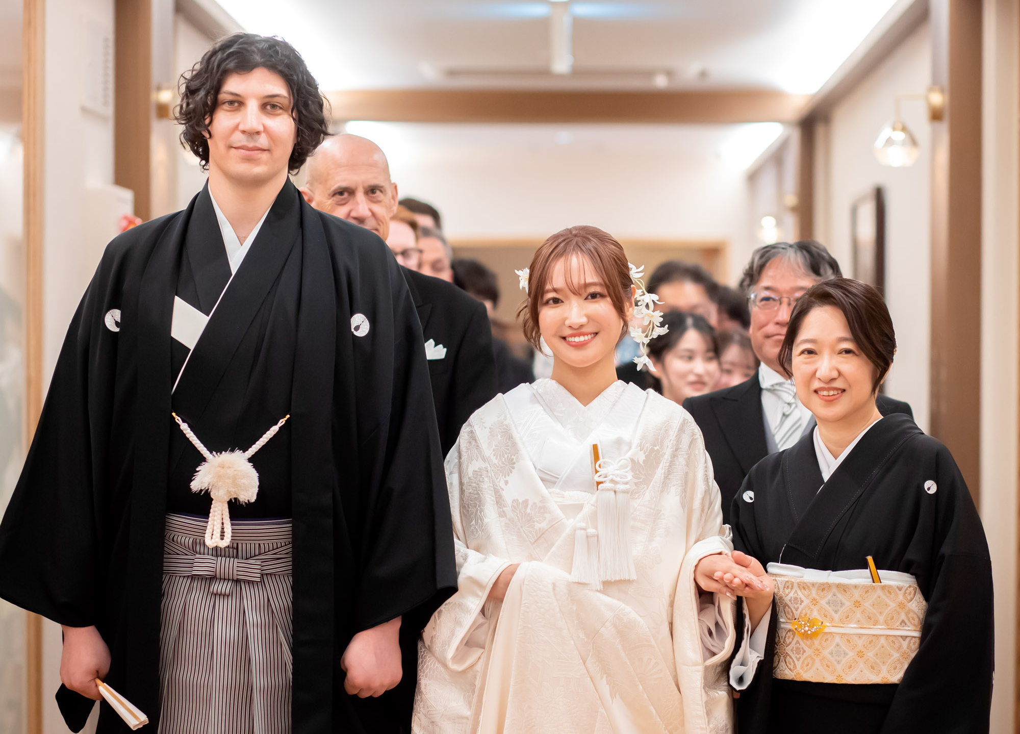 神田明神での挙式の様子