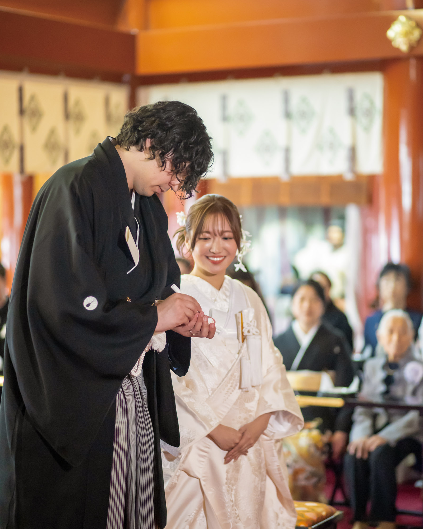 ニコラスさん × 春香さん／挙式