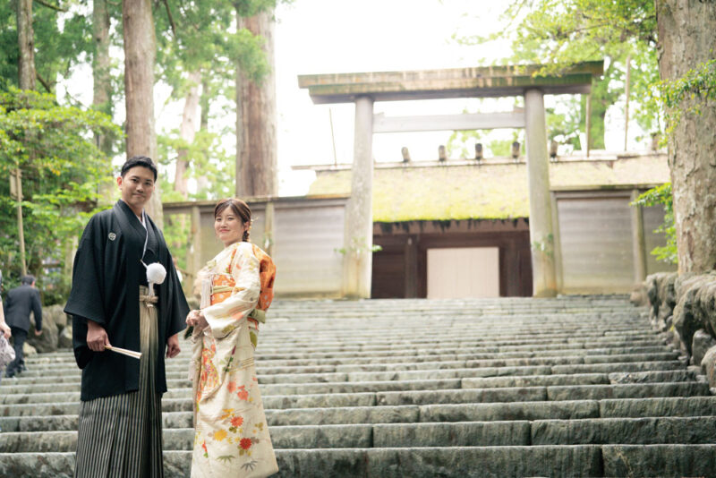 伊勢神宮へ結婚を奉告する特別な一日